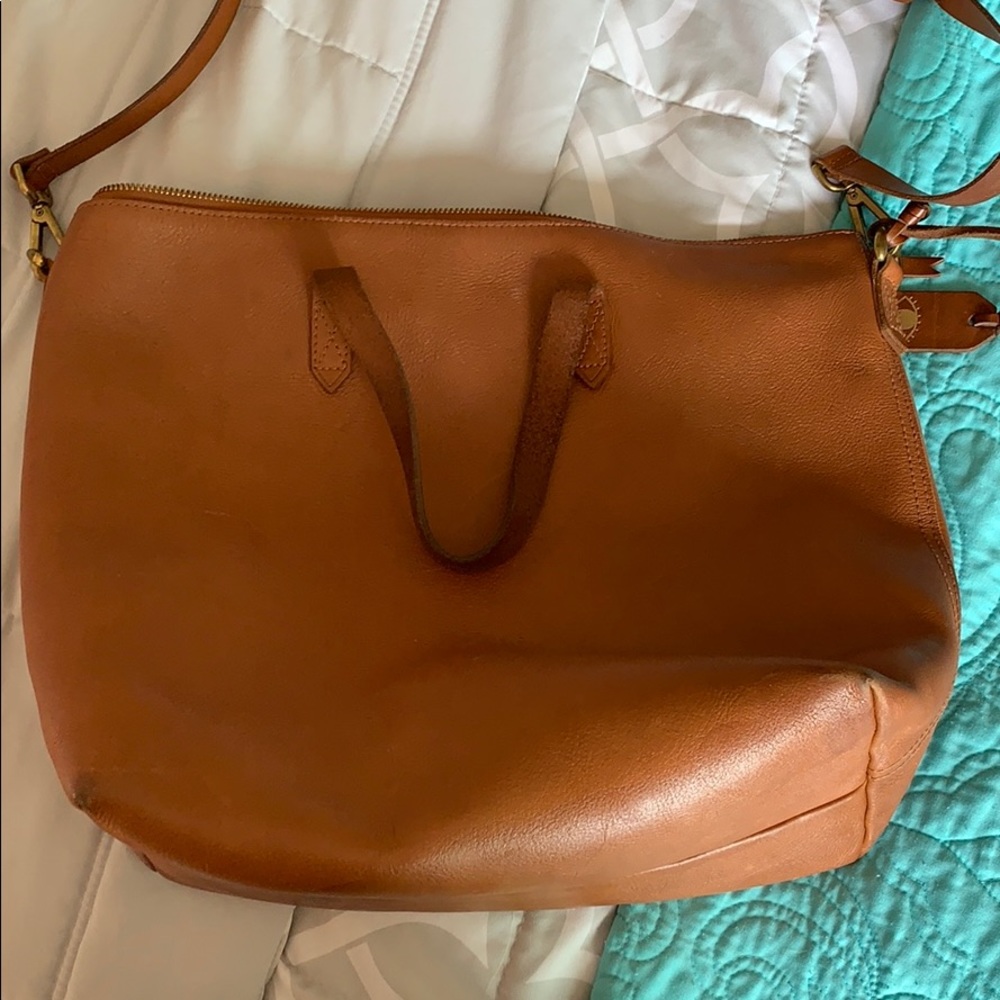 Madewell  zip top Tote